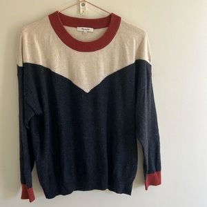⭐️ LIKE NEW ⭐️ Madewell Color Block Sweater